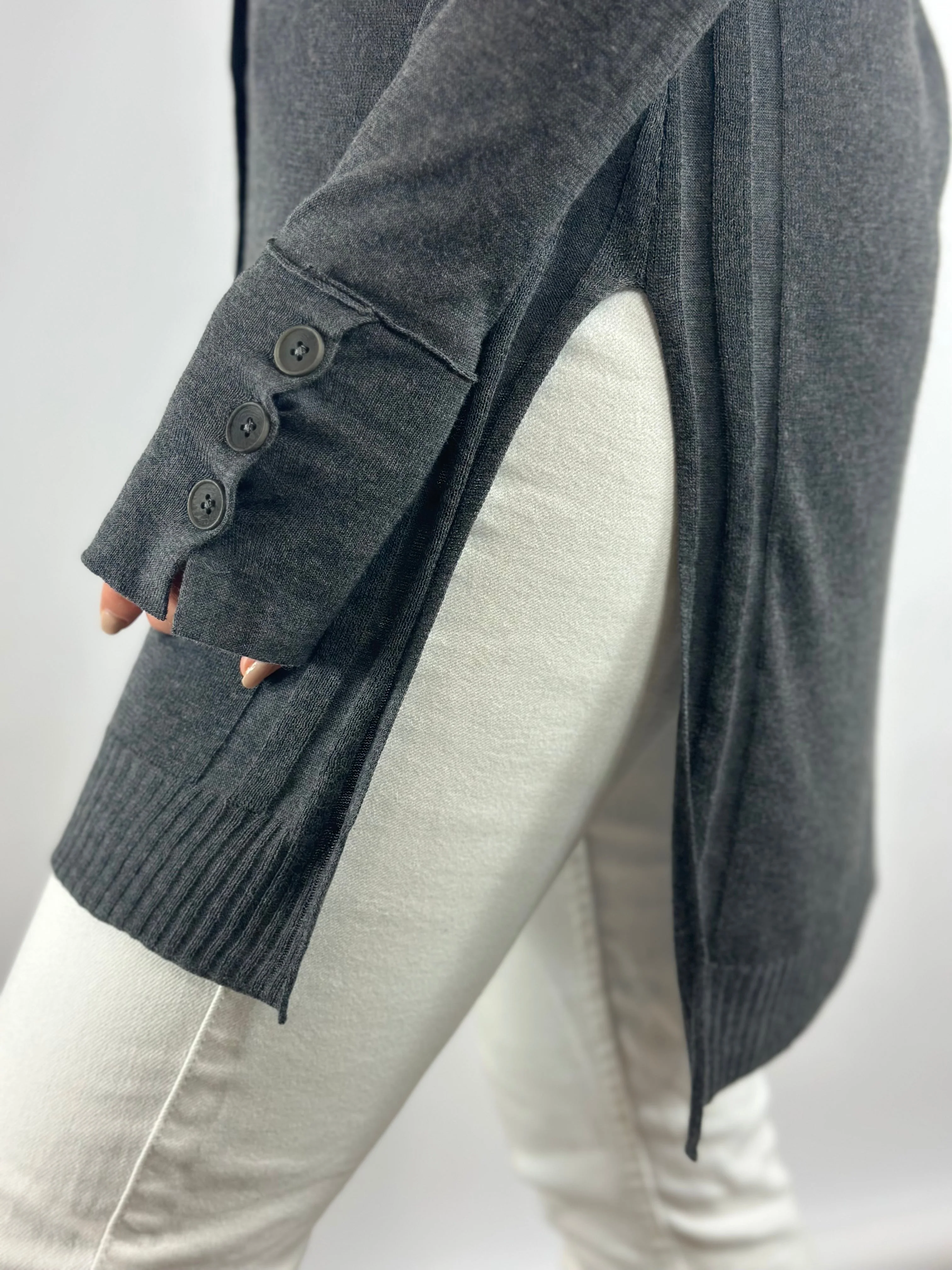 100% Cotton Long Cardigan - Image 3