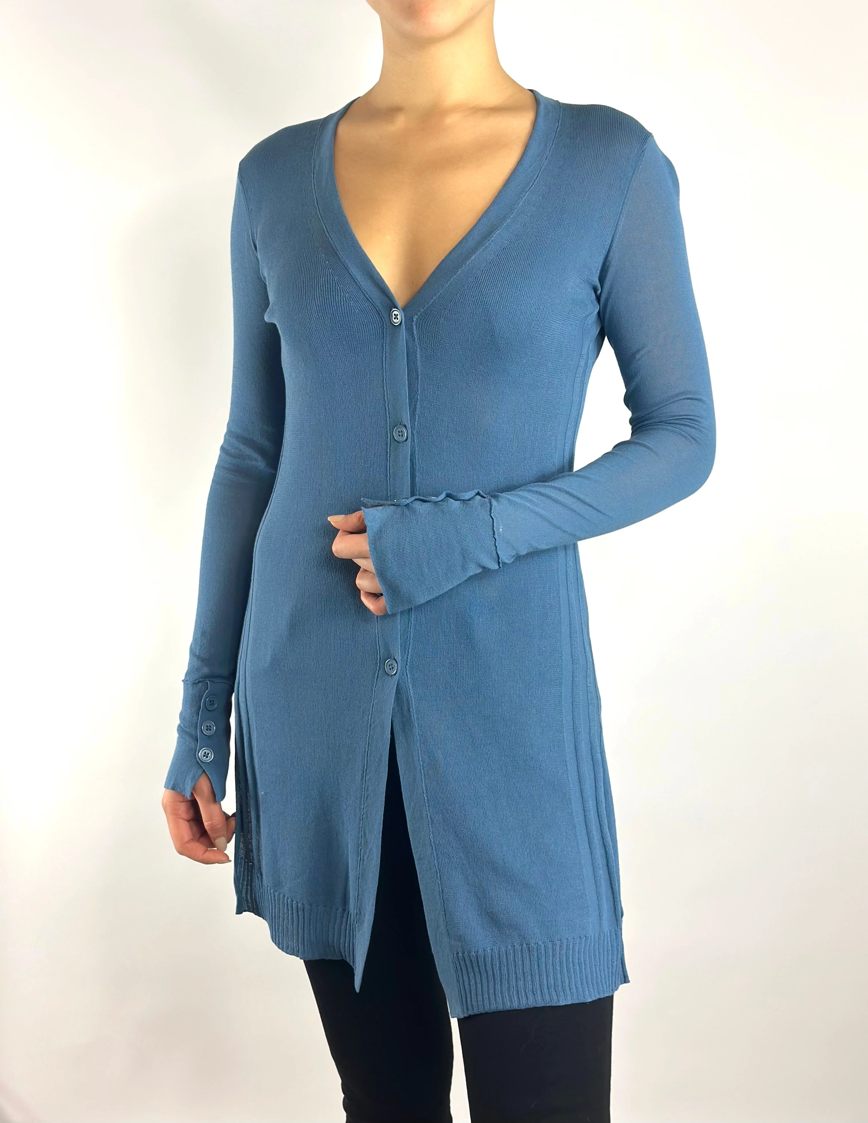 100% Cotton Long Cardigan - Image 5