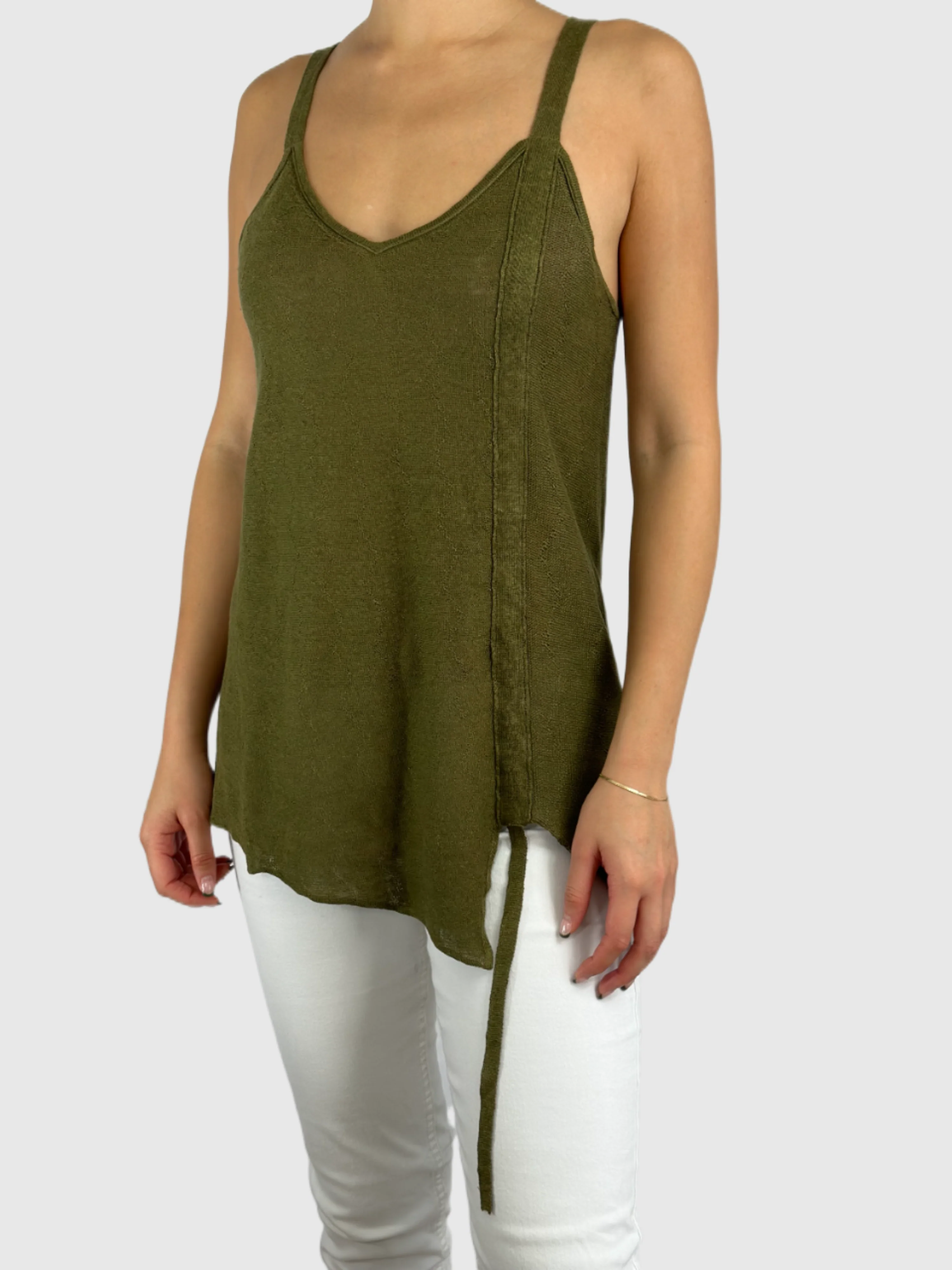 100% Linen Ruched Camisole - Image 3