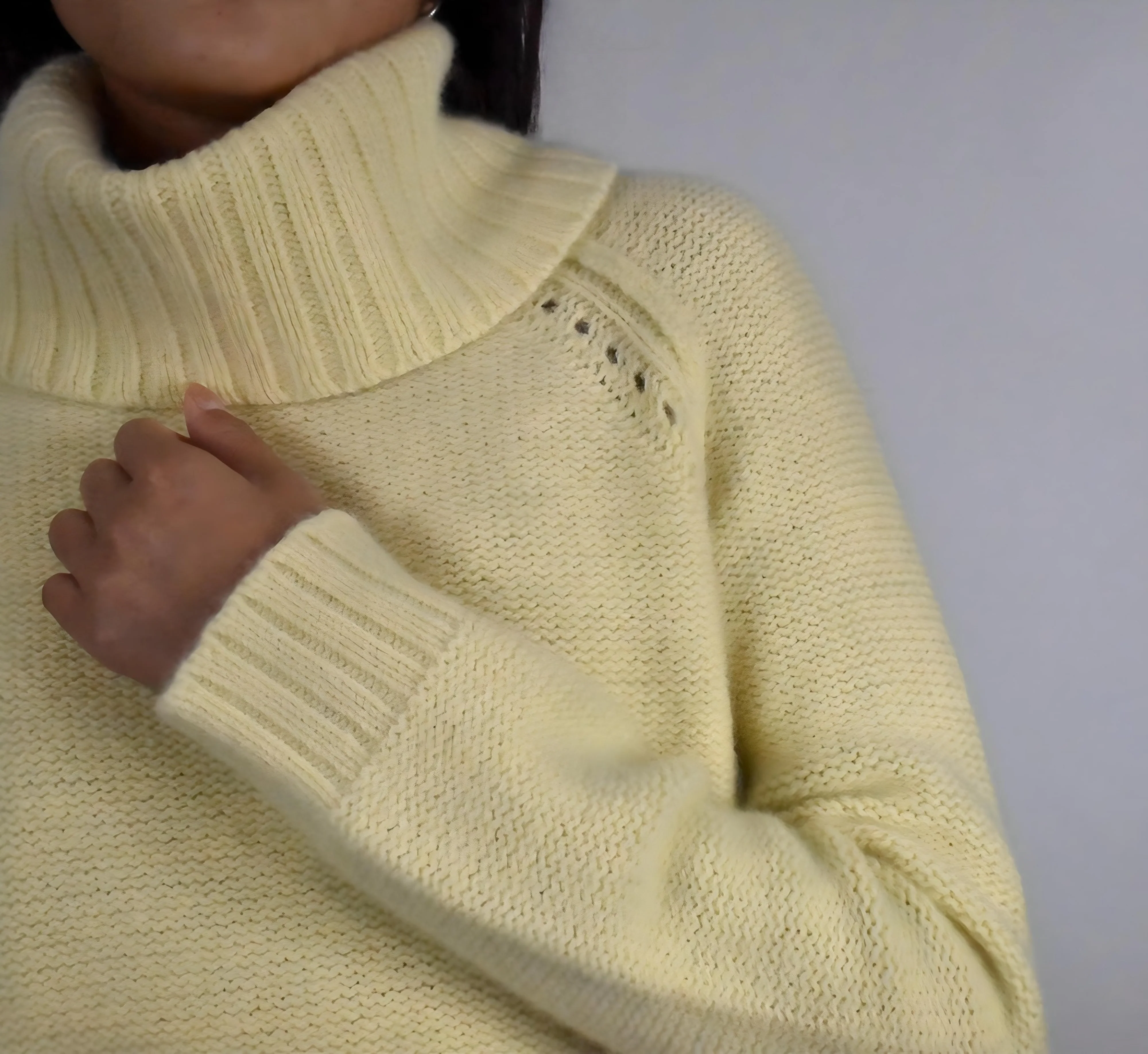 Chunky Cozy Cashmere Luxe Turtleneck - Image 8