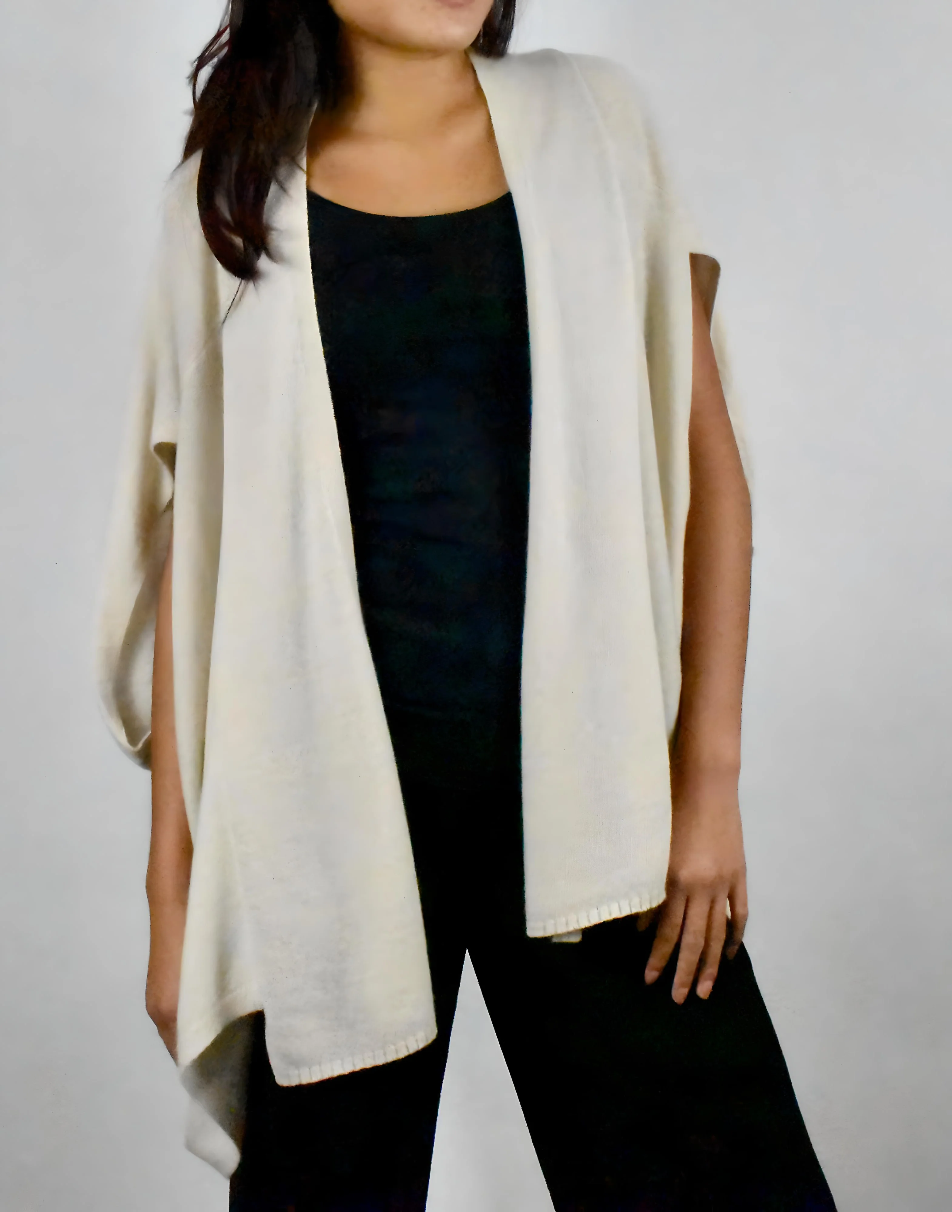 100% Premium Cashmere Cocoon Cardigan - Image 3